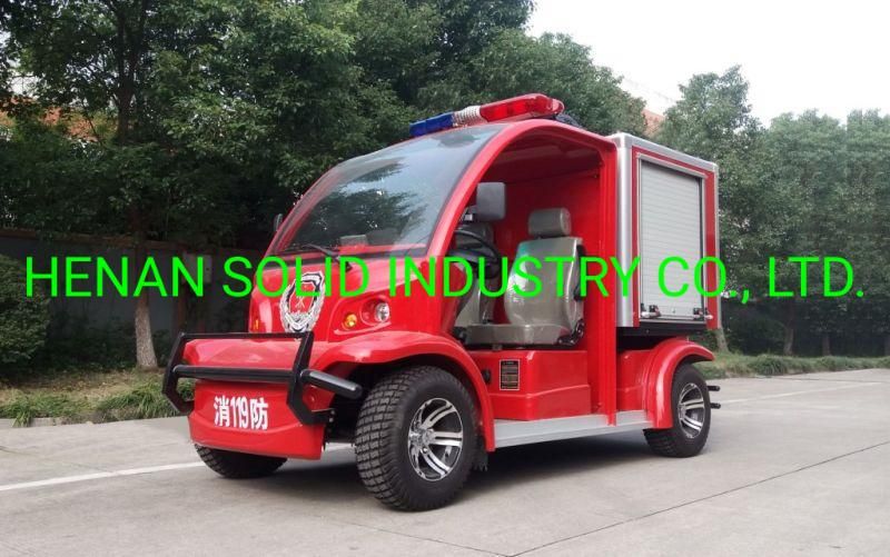 Electric Fire-Fighting Truck 72V Red Mini Truck