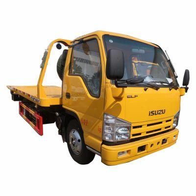 Good Quality 100p Mini 3tons 4tons Flat Bed Wrecker Truck for Isuzu