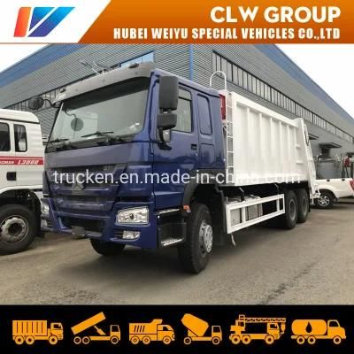 Snotruk HOWO 6X4 10 Wheels 16m3-18cbm Rear Loader Compressed Compression Garbage Compactor Truck Price