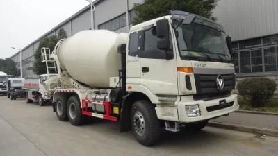 Foton 10 Wheels Concrete Mixer Machine Cement Mixer Truck Construction Equipment