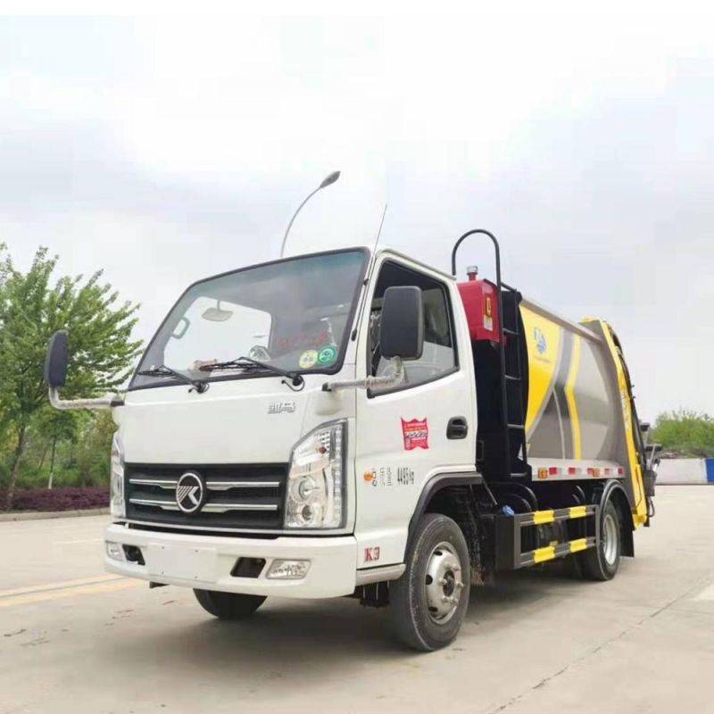 Kmc 3 Cbm Garbage Truck Compactor for Sale Mimi Garbage Compactor Truck