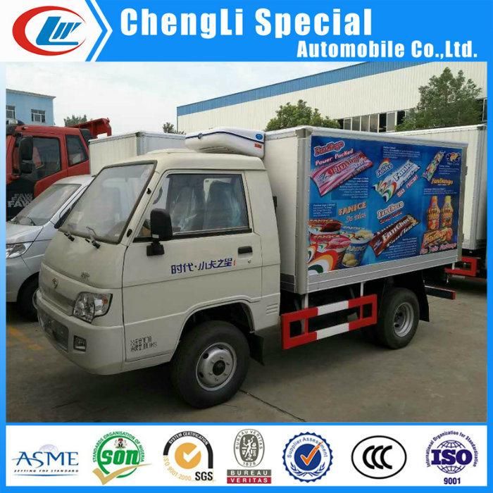 Foton Ice Cream Mini Refrigerator Van Truck Small Refrigerated Truck