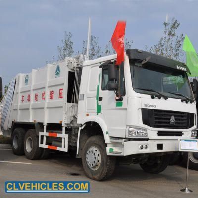 HOWO 18m3 Waste Refuse Garbage Trash Compactor Truck