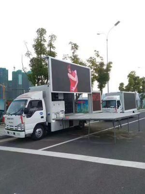 Light Duty 4X2 Full Color Screen Outdoor Mobile LED Billboard Truck