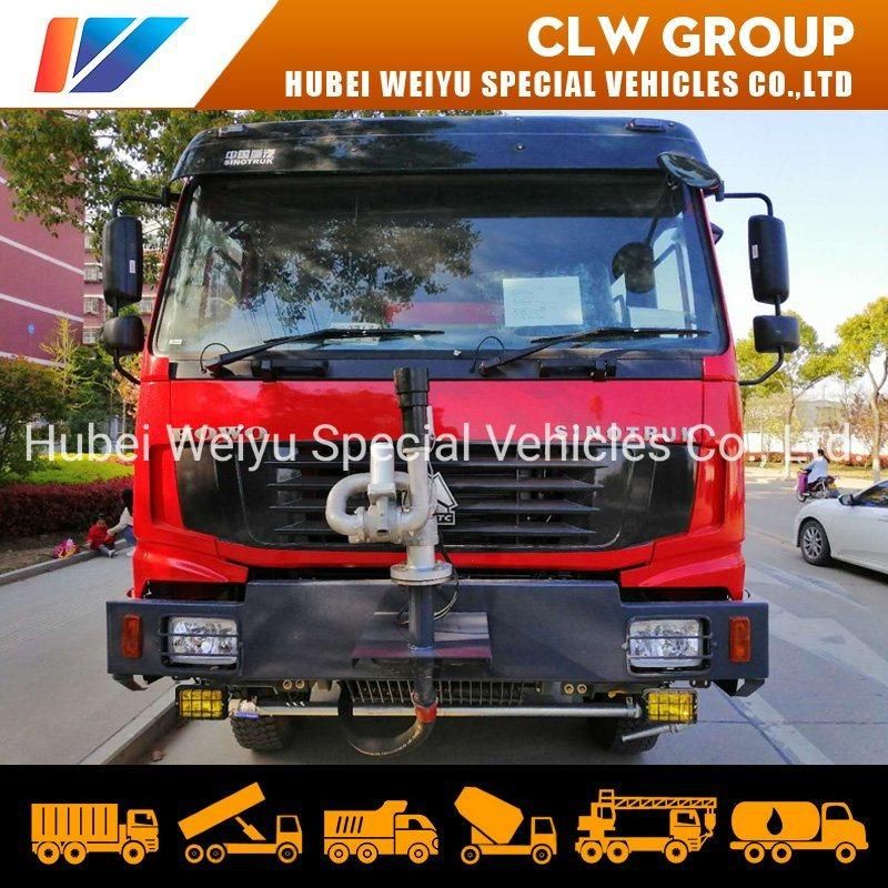 HOWO All Wheel Drive Fire Fighting Truck Rhd Water Foam Dry Powder 4X4 off Road Fire Truck