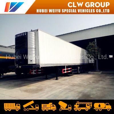 Large Size Big Volume 30tons Refrigerator Semi Trailer 3 Axles Refrigerated Van Semi Trailer