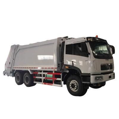 Experienced FAW Compactor Garbage Truck 20m3 Capacity of Garbage Truck