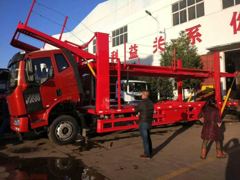 FAW 4*2 Heavy Car Carrier Trucks Highway Flatbed Wrecker Truck