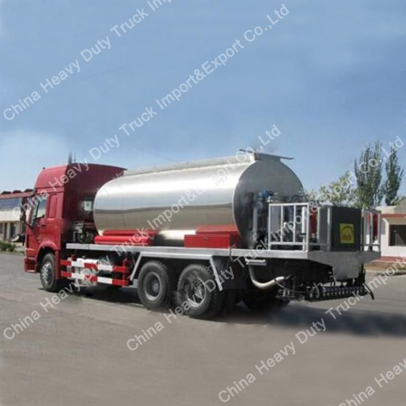 Sinotruk 6X4 Asphalt Distributor Truck for Road Maintenance