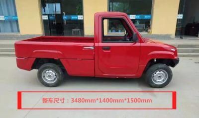 P100 Electric Small Pickup Truck, Electric Passenger Car with a Mini Deck, Low Speed Vehicle
