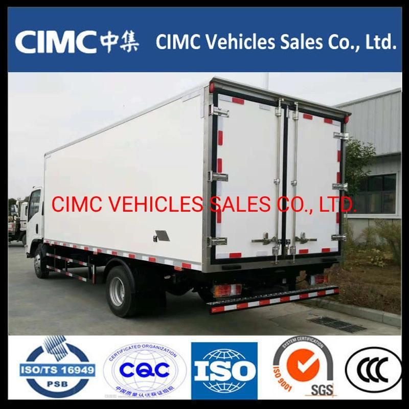 China Isuzu Kv600 Npr Transport FRP Refrigerated Truck Body 5ton 17FT