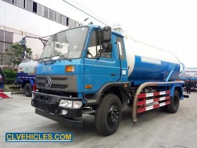 10cbm Sewage Tanker Fecal Suction Sewer Vacuum Truck