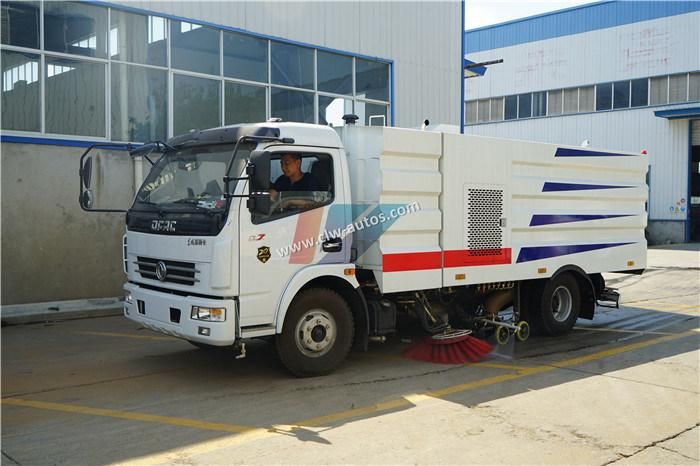 Street Cleaning Road Washing Dust Collecting Dongfeng Vacuum Street Sweeper Trucks for Sale in Philippines