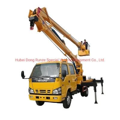 New Model 14-18 Meters Aerial Work Platform Truck (Men Bucket Lift Cherry Picker)