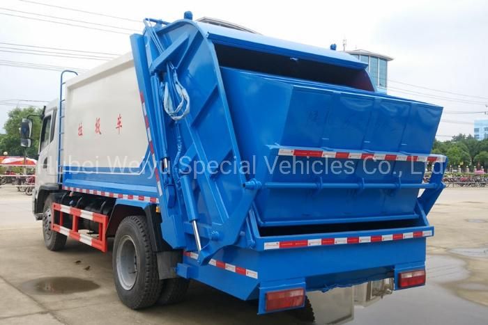 China Shacman HOWO Dongfeng Isuzu 10cbm 12cbm 14cbm 8ton 9tons Garbage Compactor Machine Vehicle Compact Refuse Compressing Truck