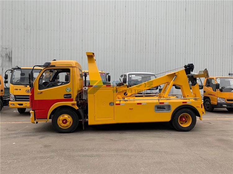 4tons Recovery Tow Truck Dongfeng 120HP 4t Road Wrecker Towing Car for Sale