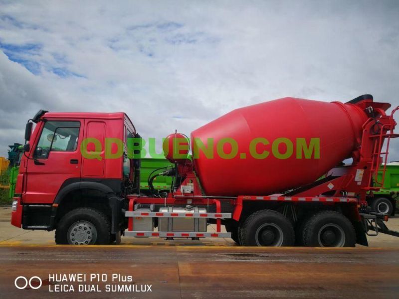 8cbm China Sinotruk HOWO 380HP 6*4 Euro4 Left Hand Driving LHD Concrete Mixer Truck