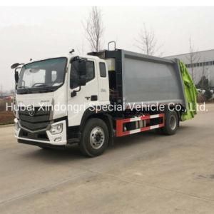 Foton 4X2 210HP 12cbm, 14cbm Compactor Garbage Truck Refuse Garbage Compactor Truck for Sale