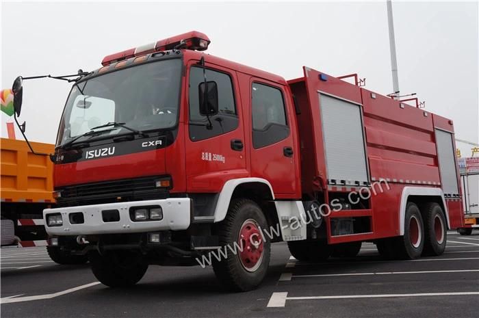 4X2 7000liters 7m3 Isuzu Foam Fire Truck for Chemical Plant Power Plant Rescue