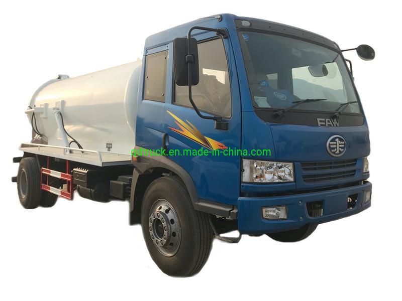 Military quality Suction vacuum sewage tank truck