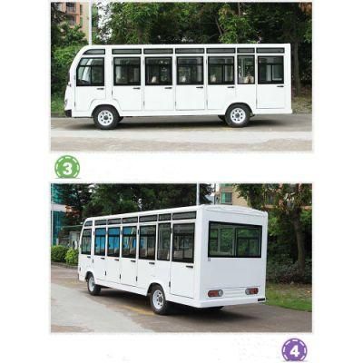 23 Passenger Electric Sightseeing Resort Bus for Tourist