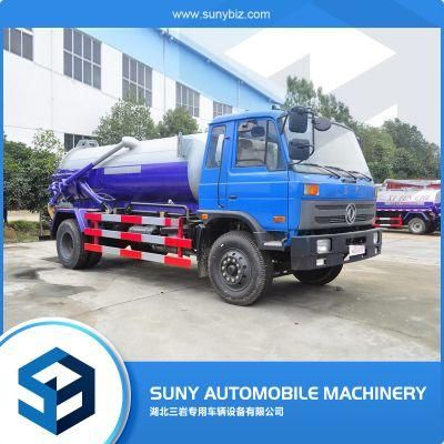 Factory Price Dongfeng 4X2 10, 000 Liter Sewage Suction Tanker Truck