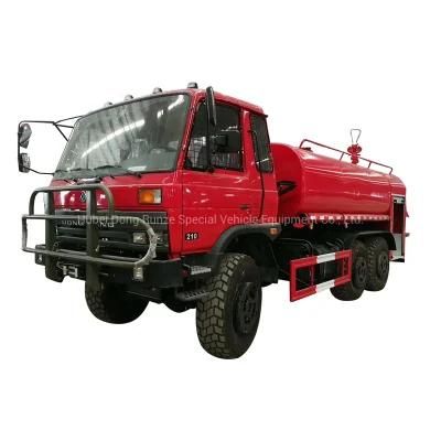 Dongfeng 6X6 off-Road 12000liter Water Tank Fire Truck