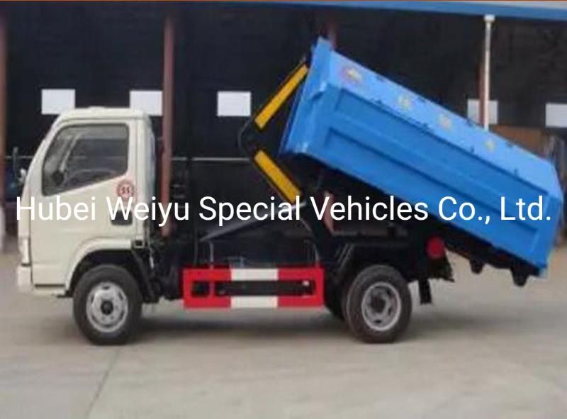 12tons 4500wheel Base Hook Arm Lift Garbage Truck Waste Collection Garbage Hydraulic Lifter Bin Lifting Roll off Truck