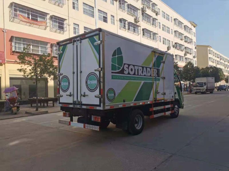 Isuzu 600p Euro4 Euro5 Refrigerated Truck 5tons 6tons Food Truck Refrigerator Freezer