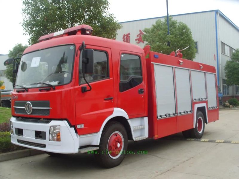 8000L Dongfeng Tianjin 4X2 Water Tank Fire Rescue Truck