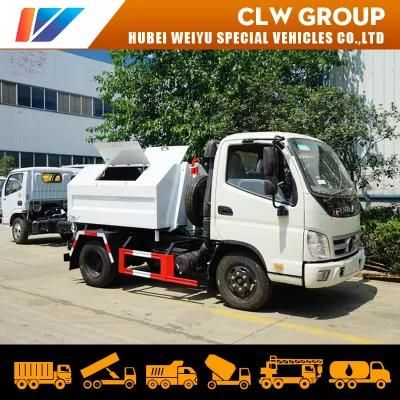 Foton 3cbm Hook Lift Arm Type Detachable Container Garbage Truck Waste Management