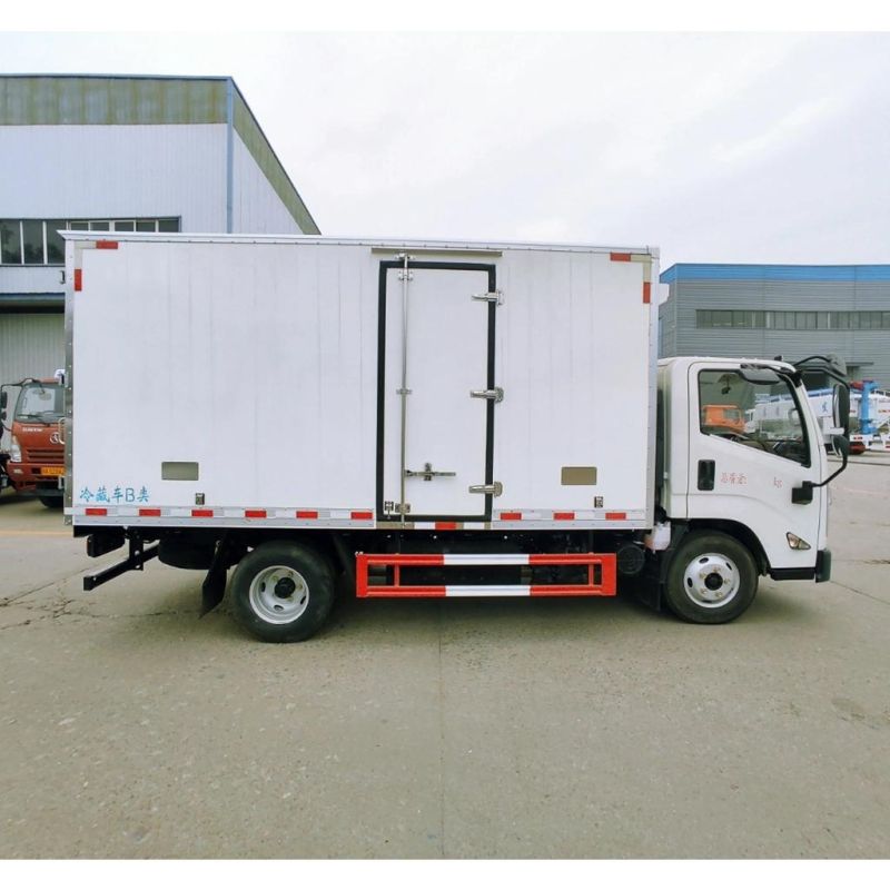 Jmc Kaiyun 4X2 Refrigerated Truck Box for Frozen Food, Jmc Refrigerated Freezer Trucks