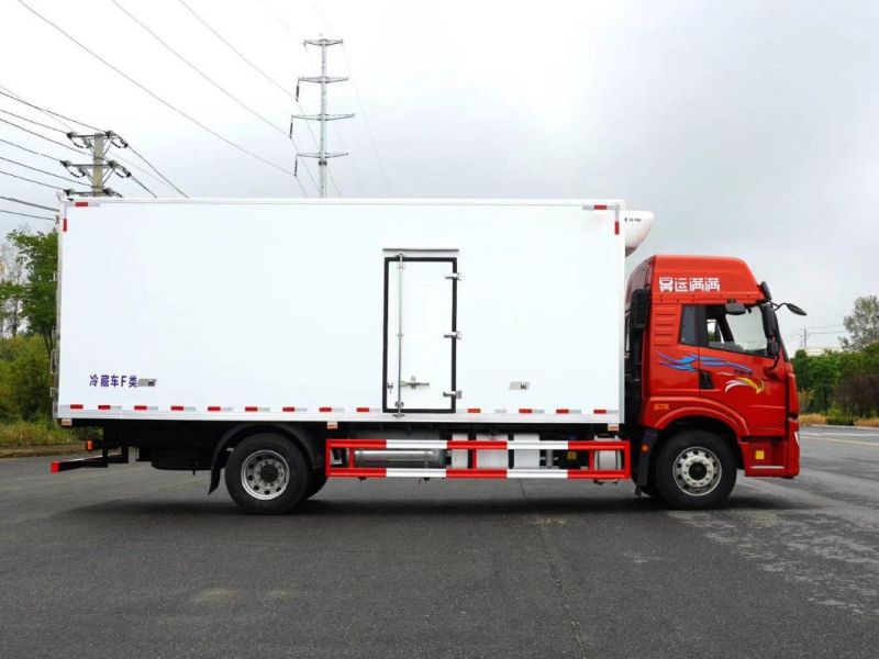 High Quality FAW 4X2 10 Ton Freezer Truck Cooling Van Refrigerated Box Truck