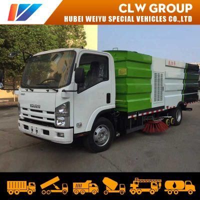 Isuzu Vacuum Sweeper Washing Truck 5000 Liters Dust Tank Road Sweeping Truck