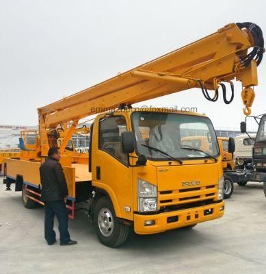 Japan Isuzu 700p 16m 18m 20m Truck Mounted Aerial Work Platform High Altitude Operation Truck with Working Bucket