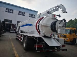 Foton Vacuum Sewer Scavenger Truck Combined High Pressure Jetting Type