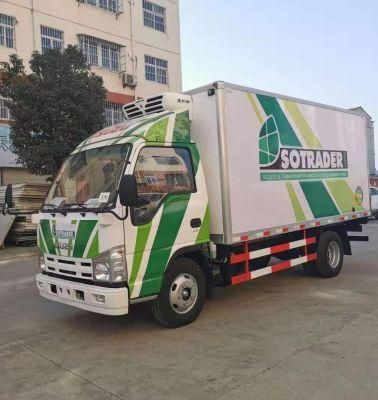 Isuzu 600p Euro4 Euro5 Refrigerated Truck 5tons 6tons Food Truck Refrigerator Freezer