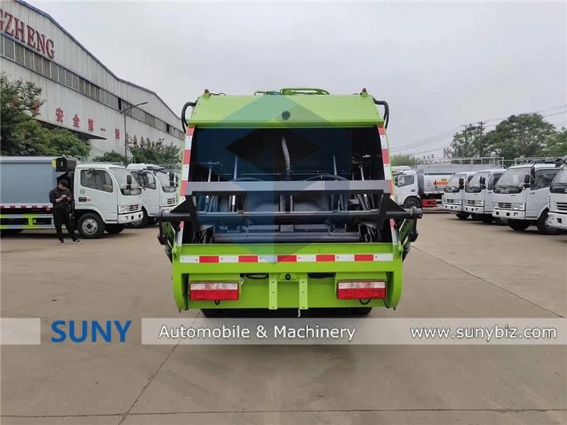 New Design High Quality DFAC 4*2 6cbm Compactor Garbage Truck with a Hook