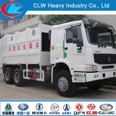 6X4 Sinotruck HOWO 18 Cbm Compactor Garbage Truck