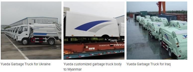 Yueda 8m3 garbage compactor truck for sale