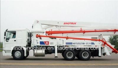 37m Sinotruk HOWO 6X4 371HP Concrete Pump Truck