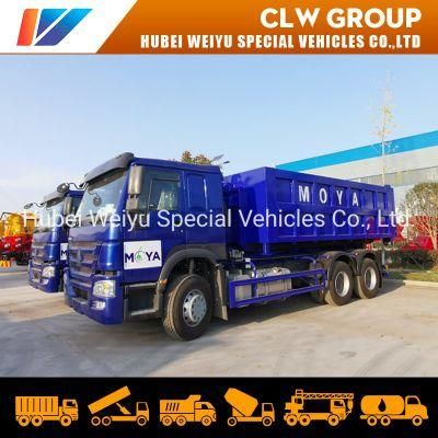 Sinotruk HOWO 20tons 20m3 Hook Lift Container Garbage Truck