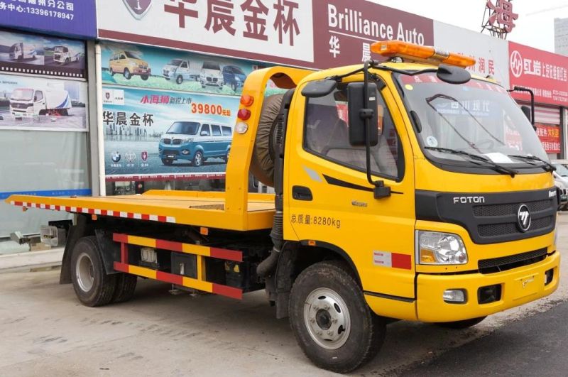 Foton Road Recovery Truck 3tons Flatbed Tow Truck Price