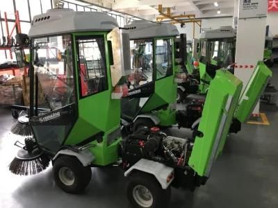 CE Approved Sweep and Suck Type Grh Electronic Road Sweeper Vacuuming