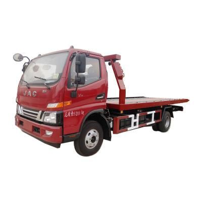 JAC 4X2 Right Hand Drive Left Hand Drive 4tons Flat Bed Wrecker Tow Trucks