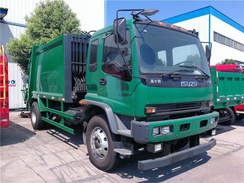 Japan Brand Isuzu Ftr Fvz 4X2 Type10m3 12m3 Compactor Garbage Truck Price for Sale