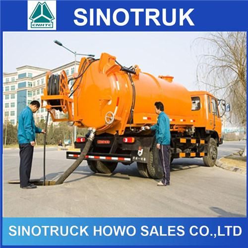 HOWO 15cbm Sewage Suction Tank Truck Price