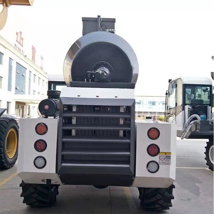 Articulated Connection Self Loading Concrete Mixer Truck