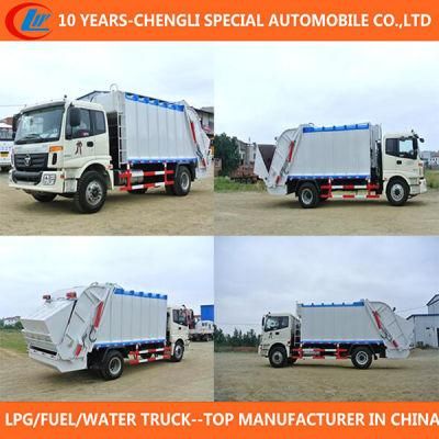 4X2 Waste Compactor Truck 10cbm Compressor Garbage Truck for Sale