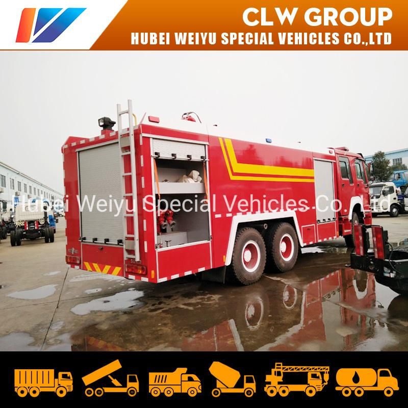 16tons HOWO 10-Wheel Fire Engine 13000liters Water 3000liters Foam Tanker Fire Fighting Truck